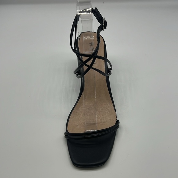 THERAPY - Black Strapy Open Toe Ankle Adjustable Strap Lightweight Heels Size 8 - Picture 9 of 13